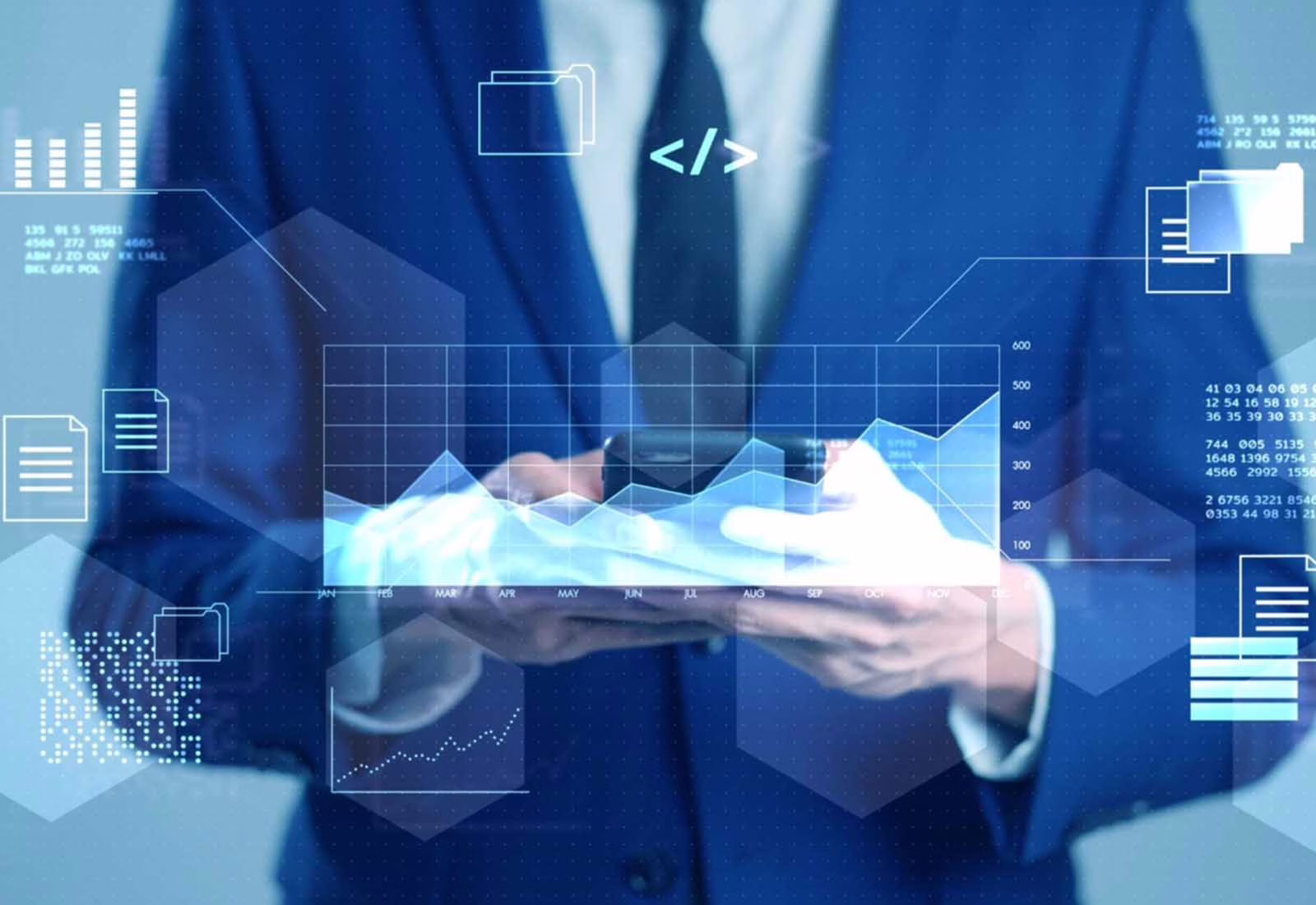 Project manager working and update tasks with milestones progres